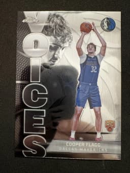 Cooper Flagg #VS-6 Rookie Card 2025-26 Topps Chrome Basketball Voices