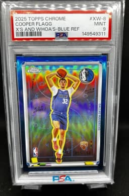 Cooper Flagg #XW-8 Rookie Card 2025-26 Topps Chrome Basketball Xs And Whoas