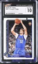 Cooper Flagg #201 Rookie Card CGC 10 2025 Topps Basketball