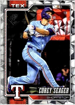 Corey Seager #96 2026 Topps Series 1 Diamante Foil