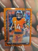 Courtland Sutton #BA-CSU 2025 Topps Chrome Football Base Cards Autograph Variation