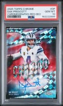 Dak Prescott #CG-DP 2025 Topps Chrome Football Chromographs