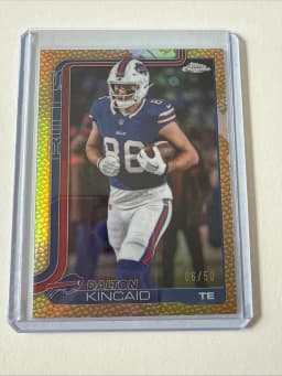 Dalton Kincaid #37 2025 Topps Chrome Football