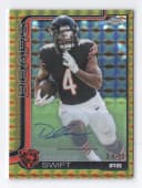 D'Andre Swift #BA-DSW 2025 Topps Chrome Football Base Cards Autograph Variation