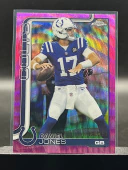 Daniel Jones #132 2025 Topps Chrome Football