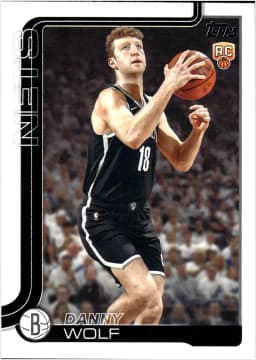 Danny Wolf #227 Rookie Card 2025-26 Topps