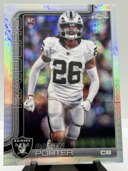 Darien Porter #RA-DP Rookie Card 2025 Topps Chrome Football Rookies Autograph Variation