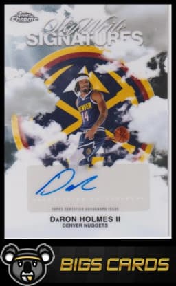 DaRon Holmes II #SWS-DH 2025-26 Topps Chrome Basketball Sky Write Signatures