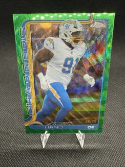 Da'Shawn Hand #164 2025 Topps Chrome Football