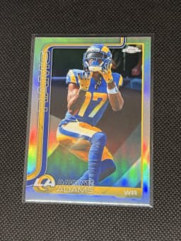 Davante Adams #165 2025 Topps Chrome Football