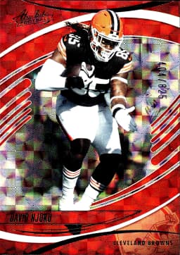 David Njoku #12 2025 Panini Absolute Orange Mosaic