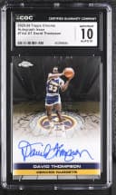 David Thompson #TAU-DT 2025-26 Topps Chrome Basketball Topps Autograph Issue