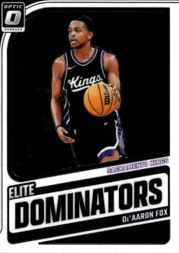 De'Aaron Fox #13 2024-25 Donruss Optic Elite Dominators
