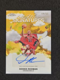 Dennis Rodman #SWS-DRM 2025-26 Topps Chrome Basketball Sky Write Signatures