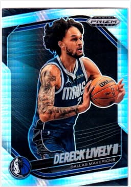 Dereck Lively II #200 2024-25 Panini Prizm Black Hyper Prizm