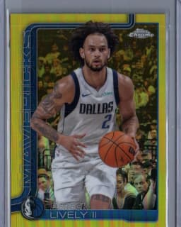 Dereck Lively II #72 2025-26 Topps Chrome Basketball