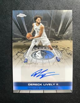 Dereck Lively II #TAU-DL 2025-26 Topps Chrome Basketball Topps Autograph Issue