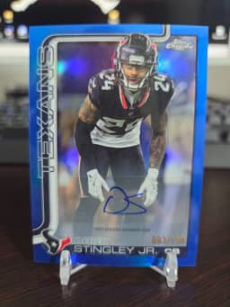 Derek Stingley Jr. #BA-DSJ 2025 Topps Chrome Football Base Cards Autograph Variation