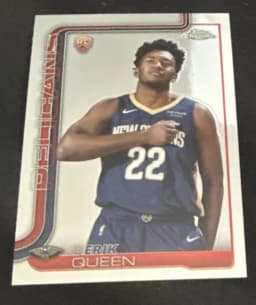 Derik Queen #CHR-DQ Rookie Card 2025-26 Topps Chrome Basketball Chromographs Rookie
