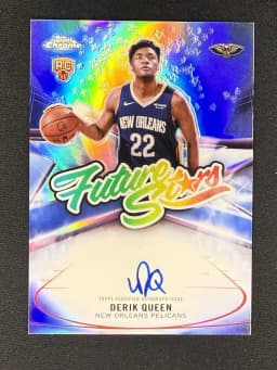 Derik Queen #FS-DQ Rookie Card 2025-26 Topps Chrome Basketball Future Stars Autographs
