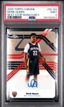Derik Queen #NS-DQ Rookie Card 2025-26 Topps Chrome Basketball Next Stop Signatures