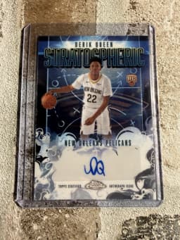 Derik Queen #SMR-DQ Rookie Card 2025-26 Topps Chrome Basketball Stratospheric Signatures Rookies
