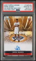 Derik Queen #TAIR-DQ Rookie Card 2025-26 Topps Chrome Basketball Topps Autograph Issue Rookies