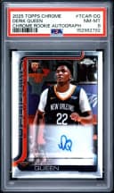 Derik Queen #TCAR-DQ Rookie Card 2025-26 Topps Chrome Basketball Topps Chrome Autographs Rookies