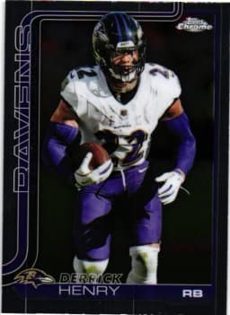 Derrick Henry #25 2025 Topps Chrome Football
