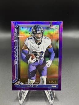 Derrick Henry #GG-11 2025 Topps Chrome Football Game Genies