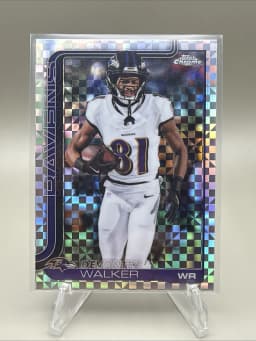 Devontez Walker #26 2025 Topps Chrome Football