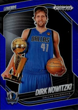 Dirk Nowitzki #253 2024-25 Panini Prizm Black Blue