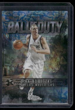 Dirk Nowitzki #BD-17 2025-26 Topps Chrome Basketball Ball Of Duty