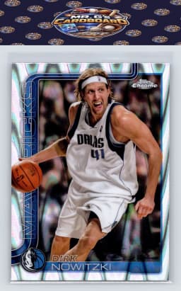 Dirk Nowitzki #TCA-DN 2025-26 Topps Chrome Basketball Topps Chrome Autographs