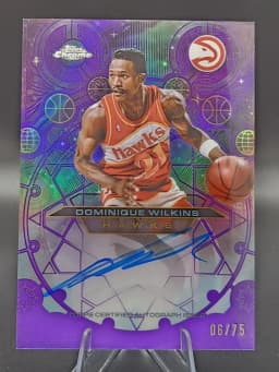 Dominique Wilkins #CH-DW 2025-26 Topps Chrome Basketball Chromographs