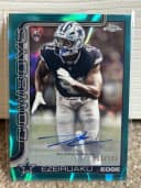 Donovan Ezeiruaku #RRA-DE Rookie Card 2025 Topps Chrome Football Rookie Autographs Variation