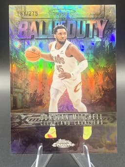 Donovan Mitchell #BD-7 2025-26 Topps Chrome Basketball Ball Of Duty