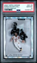 Donovan Mitchell #GC-20 2025-26 Topps Chrome Basketball Glass Canvas