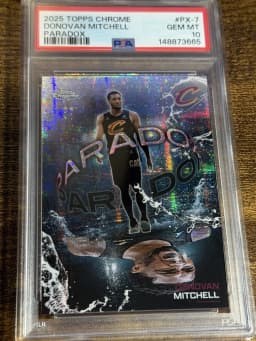 Donovan Mitchell #PX-7 2025-26 Topps Chrome Basketball Paradox