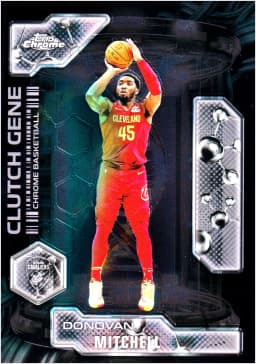 Donovan Mitchell #CG-10 2025-26 Topps Chrome Clutch Gene
