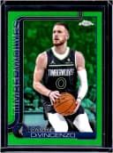Donte DiVincenzo #145 2025-26 Topps Chrome Green Refractor