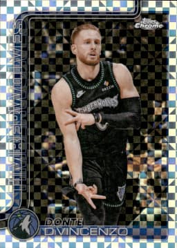 Donte DiVincenzo #108 X-Fractor 2025-26 Topps Chrome Basketball