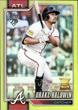 Drake Baldwin #692 Yellow Rainbow Foil /399 Rookie Card 2026 Topps Series 2 Baseball