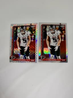Drake London #LL-14 2025 Topps Chrome Football Lightning Leaders