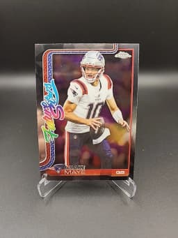 Drake Maye #FS-7 2025 Topps Chrome Football Future Stars