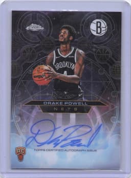 Drake Powell #CHR-DP Rookie Card 2025-26 Topps Chrome Basketball Chromographs Rookie
