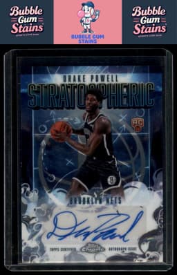 Drake Powell #SMR-DP Rookie Card 2025-26 Topps Chrome Basketball Stratospheric Signatures Rookies