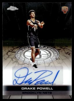 Drake Powell #TAUR2-DP Rookie Card 2025-26 Topps Chrome Basketball Topps Autograph Issue Rookies 2