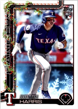 Dustin Harris #H166 Rookie Card 2025 Topps Holiday