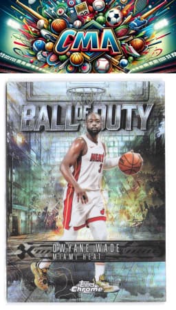 Dwyane Wade #BD-16 2025-26 Topps Chrome Basketball Ball Of Duty